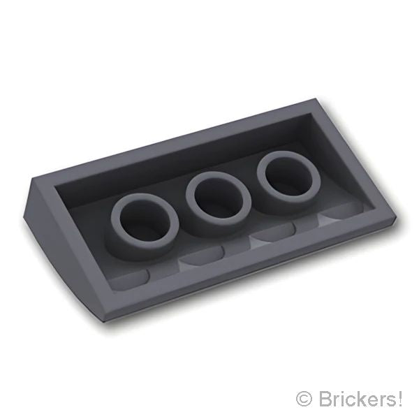 LEGOR パーツ 6121296 スロープ カーブ 2 x 4 x 2/3：[Dark Bluish Gray / ダークグレー] 88930-199 の商品ページ｜レゴRパーツ バラ売りのブリッカーズ