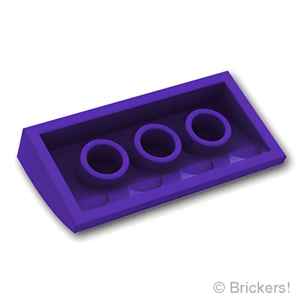 LEGOR パーツ 6211371 スロープ カーブ 2 x 4 x 2/3：[Dark Purple / ダークパープル] 88930-268 の商品ページ｜レゴRパーツ バラ売りのブリッカーズ