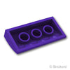スロープ カーブ 2 x 4 x 2/3：[Dark Purple / ダークパープル]