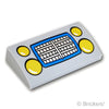 スロープ カーブ 2 x 4 x 2/3 - フロントグリルとヘッドライト：[Light Bluish Gray / グレー]