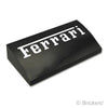 スロープ カーブ 2 x 4 x 2/3 - 「Ferrari」：[Black / ブラック]