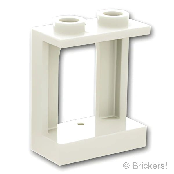 LEGOR パーツ 4645098/6322480 ウィンドウ 1 x 2 x 2 - キャッスル：[White / ホワイト] 90195-001 の商品ページ｜レゴRパーツ バラ売りのブリッカーズ