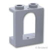 ウィンドウ 1 x 2 x 2 - キャッスル：[Light Bluish Gray / グレー]