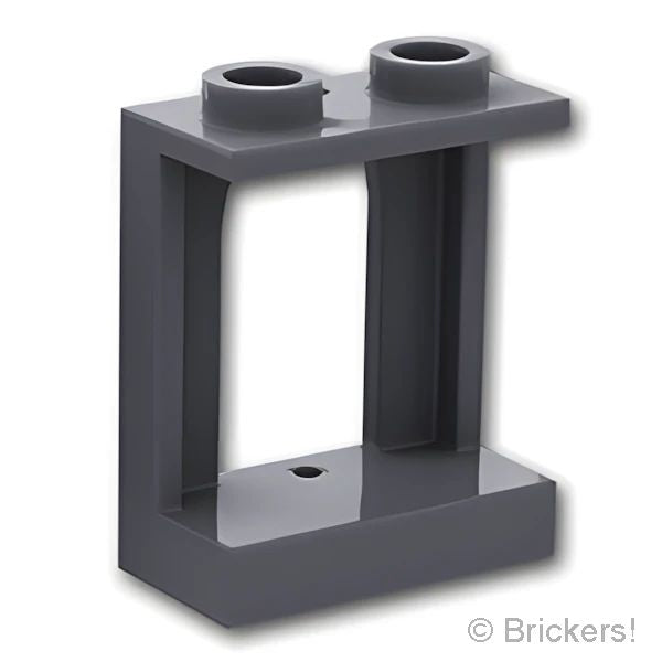 LEGO® パーツ 6181291 ウィンドウ 1 x 2 x 2 - キャッスル：[Dark Bluish Gray / ダークグレー] 90195-199 の商品ページ｜レゴRパーツ バラ売りのブリッカーズ