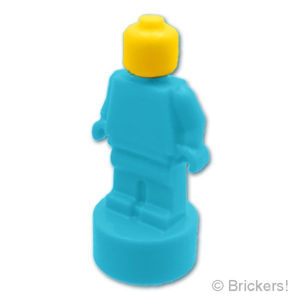 LEGO® パーツ 6609633 ミニフィグトロフィー - 黄色の頭：[Md,Azure / ミディアムアズール] 90398pb067-156 