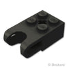 テクニック ブロック 2 x 2 - ボールソケット ワイド：[Black / ブラック]