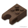 テクニック ブロック 2 x 2 - ボールソケット ワイド：[Dark Brown / ダークブラウン]