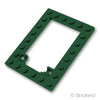 プレート 6 x 8 - トラップドア フレーム (ロングピンホルダー)：[Dark Green / ダークグリーン]