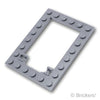 プレート 6 x 8 - トラップドア フレーム (ロングピンホルダー)：[Light Bluish Gray / グレー]