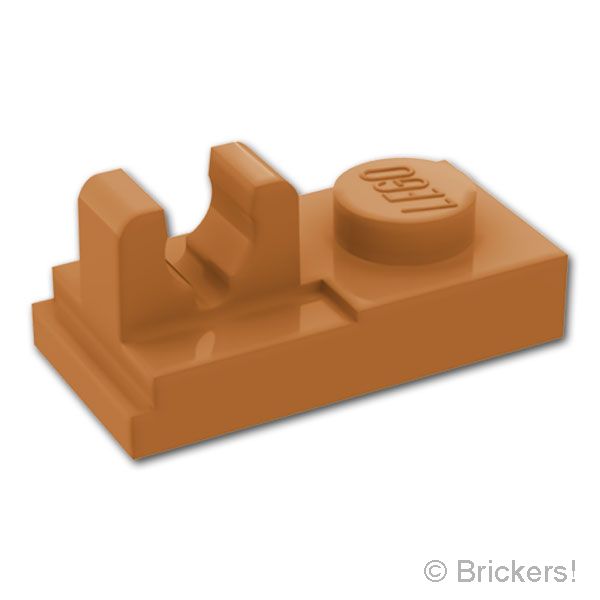 LEGO® パーツ 6295466 プレート 1 x 2 - 割れクリップ：[Md,Nougat / ミディアムヌガー] 92280-137 