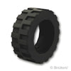 タイヤ 17.5mm x 6mm - シャロ―トレッド：[Black / ブラック]