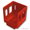 デュプロ トレイン 機関車キャビン 3 x 3 x 3 1/2：[Red / レッド]