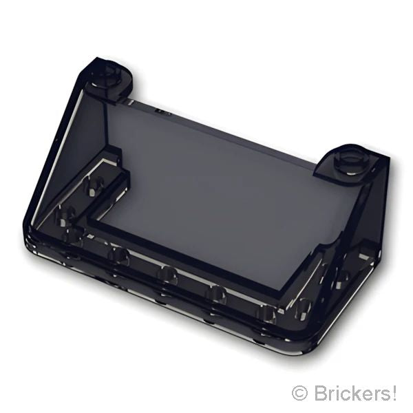 LEGOR レゴ パーツ 6559336 ウィンドスクリーン 3 x 6 x 2：[Tr,Black / トランスブラック] 92583-375 