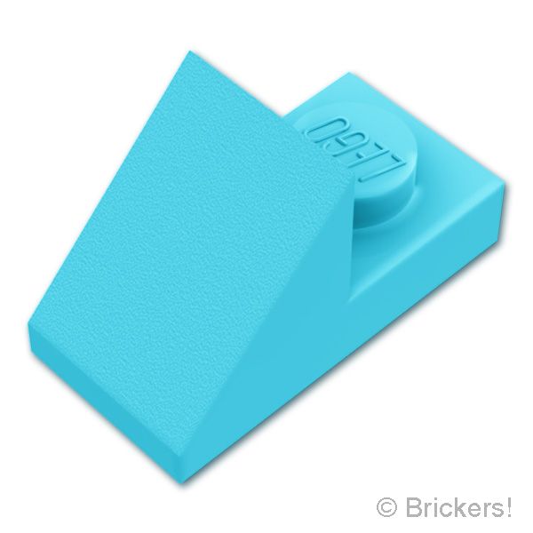 LEGO® パーツ 6188112 スロープ 45° 2 x 1 - 2/3 カットアウト：[Md,Azure / ミディアムアズール] 92946-156 