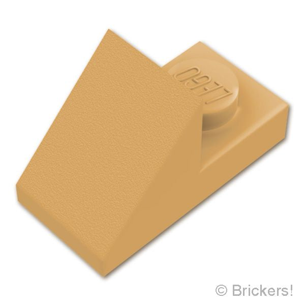 LEGO® パーツ 6630098 スロープ 45° 2 x 1 - 2/3 カットアウト：[Md,Tan / ミディアムタン ] 92946-371 