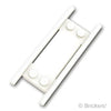 ストレッチャー（担架） ボトムヒンジなし：[White / ホワイト]