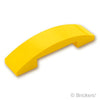 スロープ カーブ ダブル 4 x 1 x 2/3：[Yellow / イエロー]