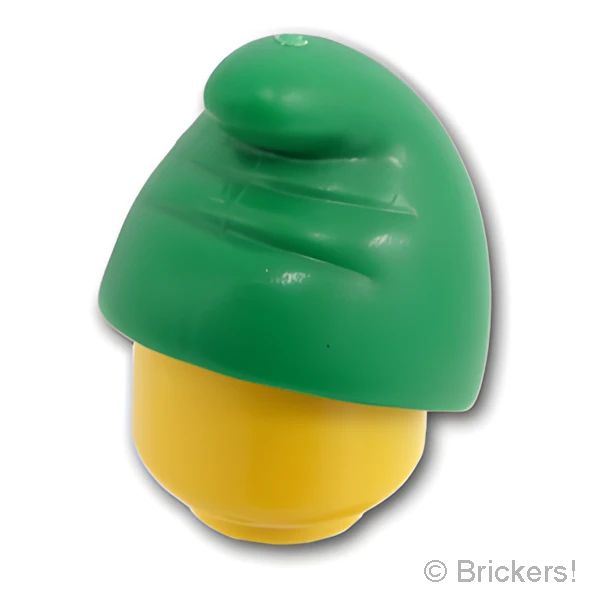 LEGOR パーツ 4618211/6107008 スラウチハット - ノーム：[Green / グリーン] 93558-028 の商品ページ｜レゴRパーツ バラ売りのブリッカーズ