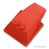 ウェッジ カーブ 6 x 4 x 1 1/3 - ベース 4 x 4：[Red / レッド]