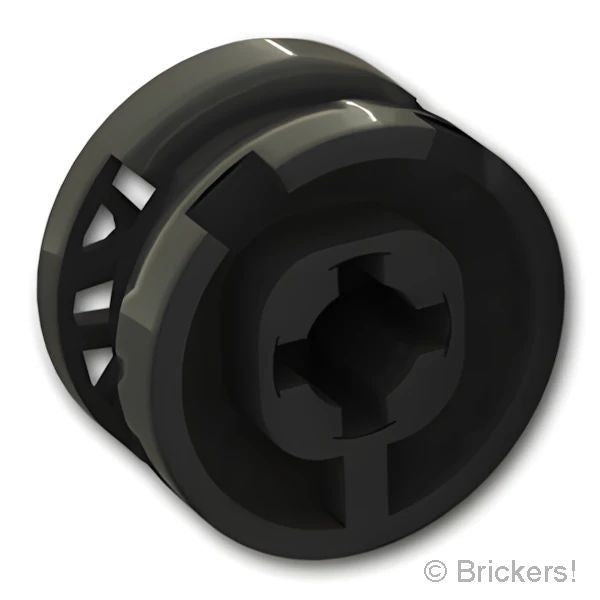 LEGOR パーツ 4613162 ホイール 11mm x 6mm - 8Yスポーク / 小軸穴：[Black / ブラック] 93595-026 の商品ページ｜レゴRパーツ バラ売りのブリッカーズ