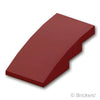 スロープ カーブ 4 x 2：[Dark Red / ダークレッド]