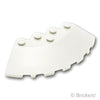 ブロック ラウンド コーナー 6 x 6 - スロープ 33° ファセット：[White / ホワイト]