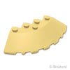 ブロック ラウンド コーナー 6 x 6 - スロープ 33° ファセット：[Tan / タン]