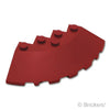 ブロック ラウンド コーナー 6 x 6 - スロープ 33° ファセット：[Dark Red / ダークレッド]