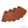ブロック ラウンド コーナー 6 x 6 - スロープ 33° ファセット：[Reddish Brown / ブラウン]