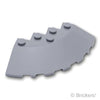ブロック ラウンド コーナー 6 x 6 - スロープ 33° ファセット：[Light Bluish Gray / グレー]
