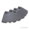 ブロック ラウンド コーナー 6 x 6 - スロープ 33° ファセット：[Dark Bluish Gray / ダークグレー]