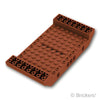 ボート 船体中部 ブロックラージ - 8 x 16 x 2 1/3：[Reddish Brown / ブラウン]