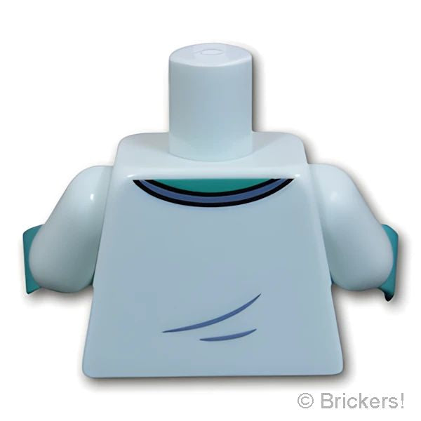 LEGOR パーツ 6352891 トルソー - 医師：[Light Aqua / ライトアクア] 973pb4354c01-323 の商品ページ｜レゴRパーツ バラ売りのブリッカーズ