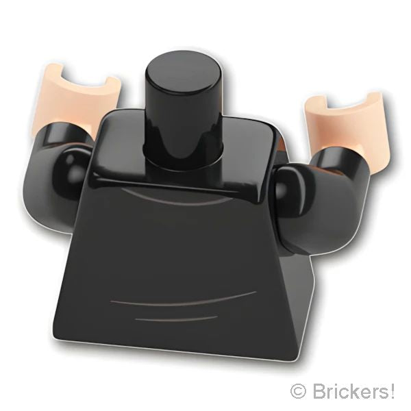 LEGOR パーツ 6374765 トルソー - グレーニットにブラックジャケット：[Black / ブラック] 973pb4465c01-026 の商品ページ｜レゴRパーツ バラ売りのブリッカーズ