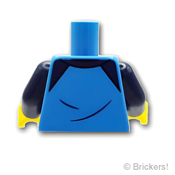 LEGOR パーツ 6427516 トルソー - 山の日の出プリントシャツ：[Dark Azure / ダークアズール] 973pb5017c01-321 の商品ページ｜レゴRパーツ バラ売りのブリッカーズ
