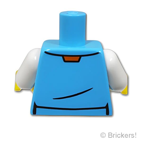 LEGOR パーツ 6443826 トルソー - フラッシュメモリー付き研究者のジャケット：[Md,Azure / ミディアムアズール] 973pb5257c01-156 の商品ページ｜レゴRパーツ バラ売りのブリッカーズ