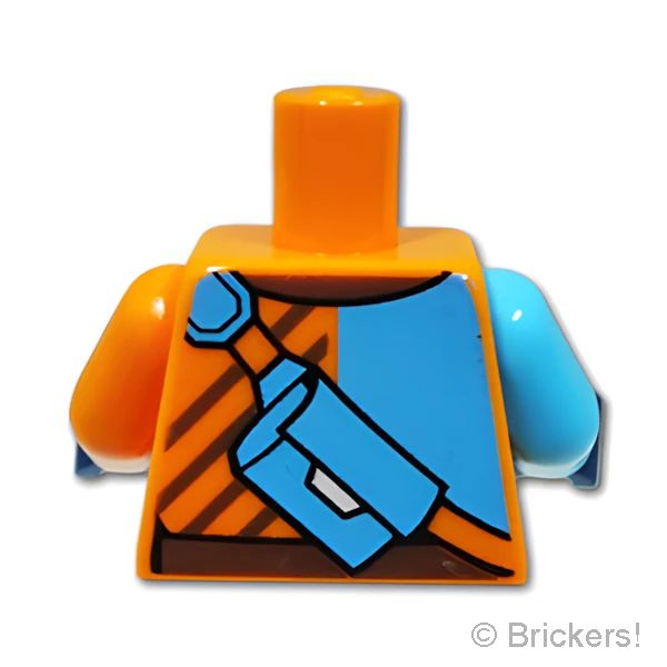 LEGO® パーツ 6443773 トルソー - ショルダーバッグ：[Orange / オレンジ] 973pb5261c01-106 の商品ページ｜レゴRパーツ バラ売りのブリッカーズ