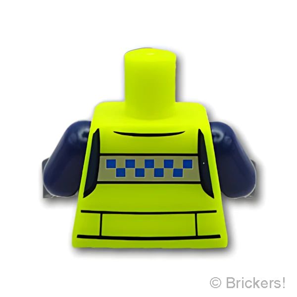 LEGOR パーツ 6471326 トルソー - ポリス セーフティベスト：[Neon Yellow / ネオンイエロー] 973pb5511c01-236 の商品ページ｜レゴRパーツ バラ売りのブリッカーズ