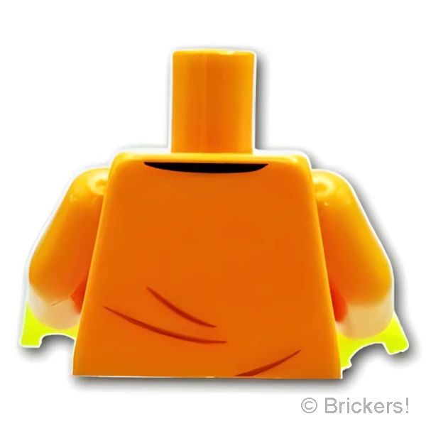 LEGOR パーツ 6471281 トルソー - オレンジの囚人服：[Orange / オレンジ] 973pb5514c01-106 の商品ページ｜レゴRパーツ バラ売りのブリッカーズ
