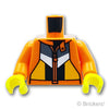 トルソー - マウンテンロゴのバックパターンのオレンジジャケット：[Orange / オレンジ]