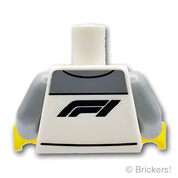 LEGOR パーツ 6533791 トルソー - ポロシャツにIDバッジ：[White / ホワイト] 973pb5943c01-001 の商品ページ｜レゴRパーツ バラ売りのブリッカーズ