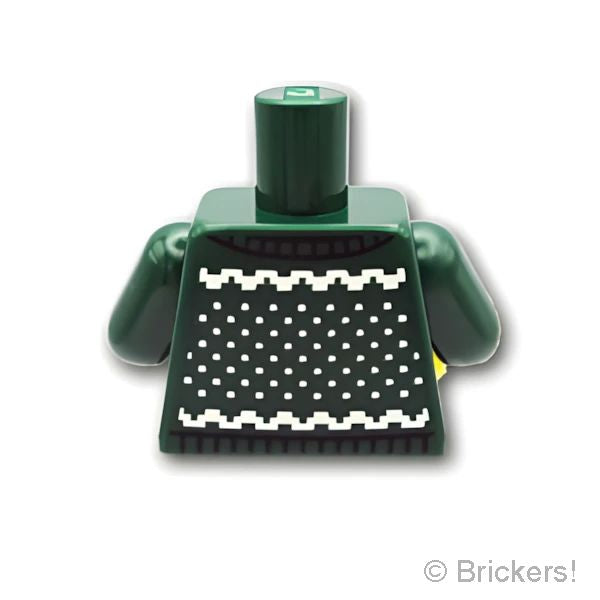 LEGOR パーツ 6545531 トルソー - フェアアイルホリデーセーター：[Dark Green / ダークグリーン] 973pb6312c01-141 の商品ページ｜レゴRパーツ バラ売りのブリッカーズ