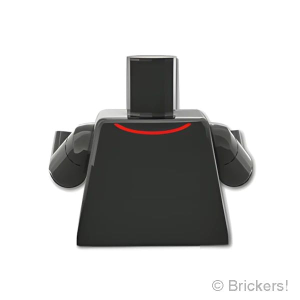 LEGOR パーツ 6586671 トルソー - 黒スーツに蛇のネクタイ：[Black / ブラック] 973pb6438c01-026 の商品ページ｜レゴRパーツ バラ売りのブリッカーズ