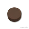 タイル ラウンド 1 x 1：[Dark Brown / ダークブラウン]
