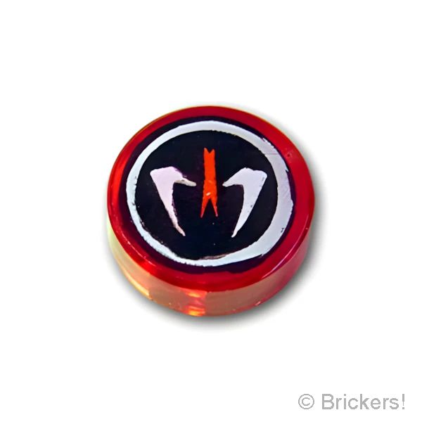 LEGOR パーツ 4653402 ラウンド タイル 1 x 1 - ファンパイア：[Tr,Red / トランスレッド] 98138pb002-041 の商品ページ｜レゴRパーツ バラ売りのブリッカーズ