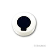 タイル ラウンド 1 x 1 - スプレー缶のタブ：[White / ホワイト]
