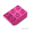 デュプロ ブロック 2 x 3 カーブボトム：[Dark Pink / ダークピンク]