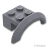 ビークル カー マッドガード 4 x 2 1/2 x 1 - ラウンドアーチ：[Dark Bluish Gray / ダークグレー]