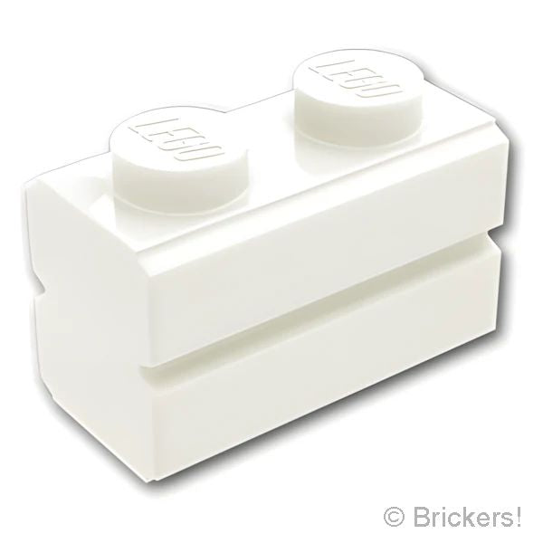 LEGOR パーツ 6152409 ブロック 1 x 2 - レンガ：[White / ホワイト] 98283-001 の商品ページ｜レゴRパーツ バラ売りのブリッカーズ