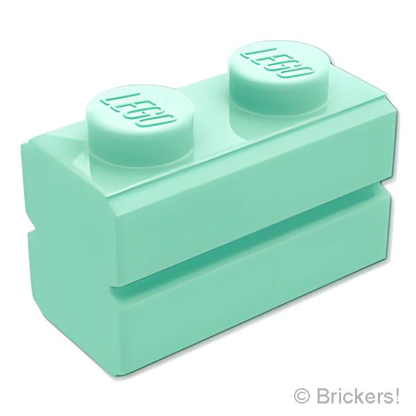 LEGOR パーツ 6476306 ブロック 1 x 2 - レンガ：[Light Aqua / ライトアクア] 98283-323 の商品ページ｜レゴRパーツ バラ売りのブリッカーズ